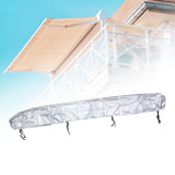 Maxbell Patio Awning Canopy Feet Rain Cover Waterproof Storage Bag Sun Protection 400CM Argent