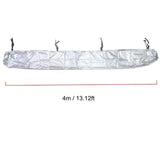 Maxbell Patio Awning Canopy Feet Rain Cover Waterproof Storage Bag Sun Protection 400CM Argent