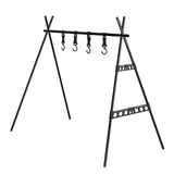 Maxbell Camping Hanging Hook Triangle Storage Rack Shelf Hook for Backyard Barbecue S