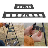 Maxbell Camping Hanging Hook Triangle Storage Rack Shelf Hook for Backyard Barbecue S