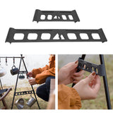 Maxbell Camping Hanging Hook Triangle Storage Rack Shelf Hook for Backyard Barbecue S
