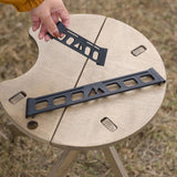 Maxbell Camping Hanging Hook Triangle Storage Rack Shelf Hook for Backyard Barbecue S