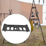 Maxbell Camping Hanging Hook Triangle Storage Rack Shelf Hook for Backyard Barbecue S