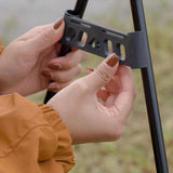 Maxbell Camping Hanging Hook Triangle Storage Rack Shelf Hook for Backyard Barbecue L