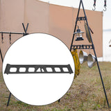 Maxbell Camping Hanging Hook Triangle Storage Rack Shelf Hook for Backyard Barbecue L