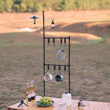 Maxbell Outdoor Storage Shelves Holder Lightweight Detachable for Picnic Outdoor