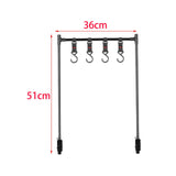 Maxbell Outdoor Storage Shelves Holder Lightweight Detachable for Picnic Outdoor