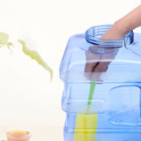 Maxbell 15L Transparent Blue Portable Water Storage Barrel Container Easily Clean