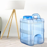 Maxbell 15L Transparent Blue Portable Water Storage Barrel Container Easily Clean