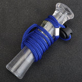 Maxbell Duck Call Whistle with Rope Decoy Gear Hunting Outdoor Tool blue