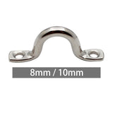 Maxbell Bimini Boat Top Pad Eye Anchor Point Stainless Steel for Canoe Rigging 8mm