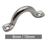 Maxbell Bimini Boat Top Pad Eye Anchor Point Stainless Steel for Canoe Rigging 8mm