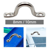 Maxbell Bimini Boat Top Pad Eye Anchor Point Stainless Steel for Canoe Rigging 8mm
