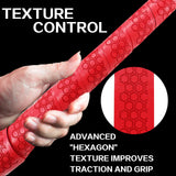 Maxbell 2x Golf Club Grip Wrapping Tapes PU Leather Regripping Solution Red