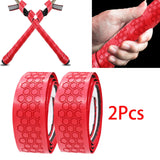 Maxbell 2x Golf Club Grip Wrapping Tapes PU Leather Regripping Solution Red