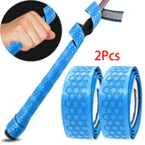 Maxbell 2x Golf Club Grip Wrapping Tapes PU Leather Regripping Solution Blue