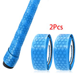 Maxbell 2x Golf Club Grip Wrapping Tapes PU Leather Regripping Solution Blue