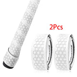 Maxbell 2x Golf Club Grip Wrapping Tapes PU Leather Regripping Solution White