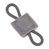 Maxbell Outdoor Gear Holder Clip Multifunctional Elastic Ribbon Buckle for Vest Gray