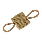 Maxbell Outdoor Gear Holder Clip Multifunctional Elastic Ribbon Buckle for Vest Khaki