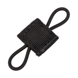 Maxbell Outdoor Gear Holder Clip Multifunctional Elastic Ribbon Buckle for Vest Black