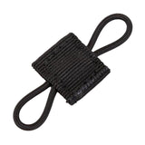 Maxbell Outdoor Gear Holder Clip Multifunctional Elastic Ribbon Buckle for Vest Black