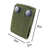 Maxbell Nylon Duty Belt Buckle Fixing Wide Belt for Travel Outdoor Accessories Green