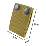 Maxbell Nylon Duty Belt Buckle Fixing Wide Belt for Travel Outdoor Accessories Khaki