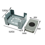 Maxbell Alcohol Stove Tool Lightweight Burner Pocket for Camping Fishing Hiking A