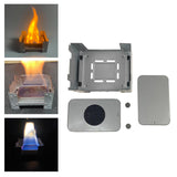 Maxbell Alcohol Stove Tool Lightweight Burner Pocket for Camping Fishing Hiking A