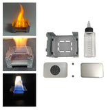 Maxbell Alcohol Stove Tool Lightweight Burner Pocket for Camping Fishing Hiking B