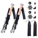 Maxbell Folding Cane Aluminum Hiking Trekking Poles for Climbing Mountaineering 130cm