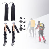 Maxbell Folding Cane Aluminum Hiking Trekking Poles for Climbing Mountaineering 110cm