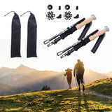 Maxbell Folding Cane Aluminum Hiking Trekking Poles for Climbing Mountaineering 110cm