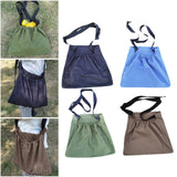 Maxbell Garden Berry Picking Bag Pouch Vegetable Harvest Bag Garden Storage Apron Black