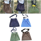 Maxbell Garden Berry Picking Bag Pouch Vegetable Harvest Bag Garden Storage Apron Black