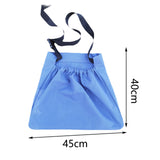 Maxbell Garden Berry Picking Bag Pouch Vegetable Harvest Bag Garden Storage Apron Blue