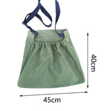 Maxbell Garden Berry Picking Bag Pouch Vegetable Harvest Bag Garden Storage Apron Green