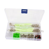 Maxbell 289Pcs Fishing Tackle Box Kit with Storage Case for Beginners Freshwater