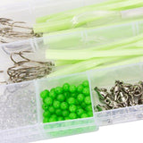 Maxbell 289Pcs Fishing Tackle Box Kit with Storage Case for Beginners Freshwater