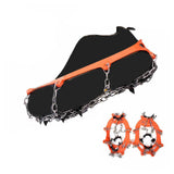 Maxbell Crampons 8 Spikes Snow Grips Stretch Footwear for Boots Women Men Kids