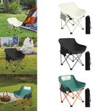 Maxbell Camping Folding Chair Picnics Home Furniture Folded for Patio Lawn Travel White
