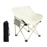 Maxbell Camping Folding Chair Picnics Home Furniture Folded for Patio Lawn Travel White