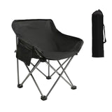 Maxbell Camping Folding Chair Picnics Home Furniture Folded for Patio Lawn Travel Black