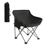 Maxbell Camping Folding Chair Picnics Home Furniture Folded for Patio Lawn Travel Black