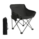 Maxbell Camping Folding Chair Picnics Home Furniture Folded for Patio Lawn Travel Black