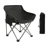 Maxbell Camping Folding Chair Picnics Home Furniture Folded for Patio Lawn Travel Black