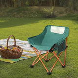 Maxbell Camping Folding Chair Picnics Home Furniture Folded for Patio Lawn Travel Green