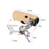Maxbell Camping Gas Furnace Freely Adjust Compact for Backpacking Tourist Survival