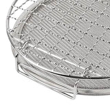 Maxbell Barbecue Grill Cooking Rack Round Campfire Grill for Fishing Hiking Home